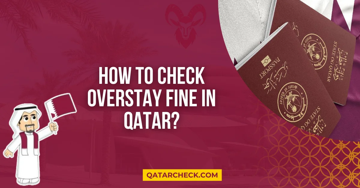 How to Check Overstay Fine in Qatar?