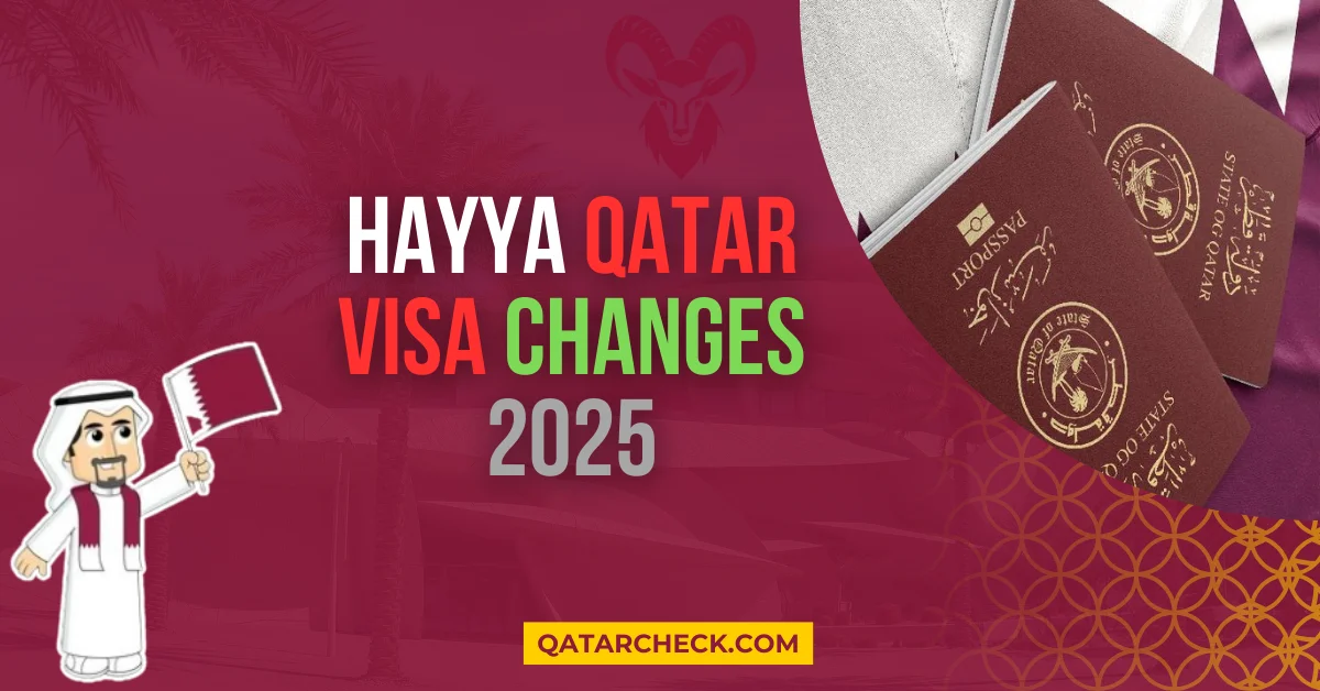 Hayya Qatar Visa Changes 2025